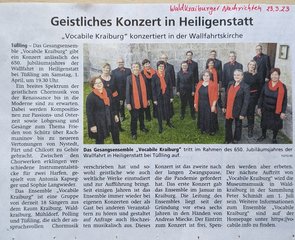 Ankündigung Heiligenstatt